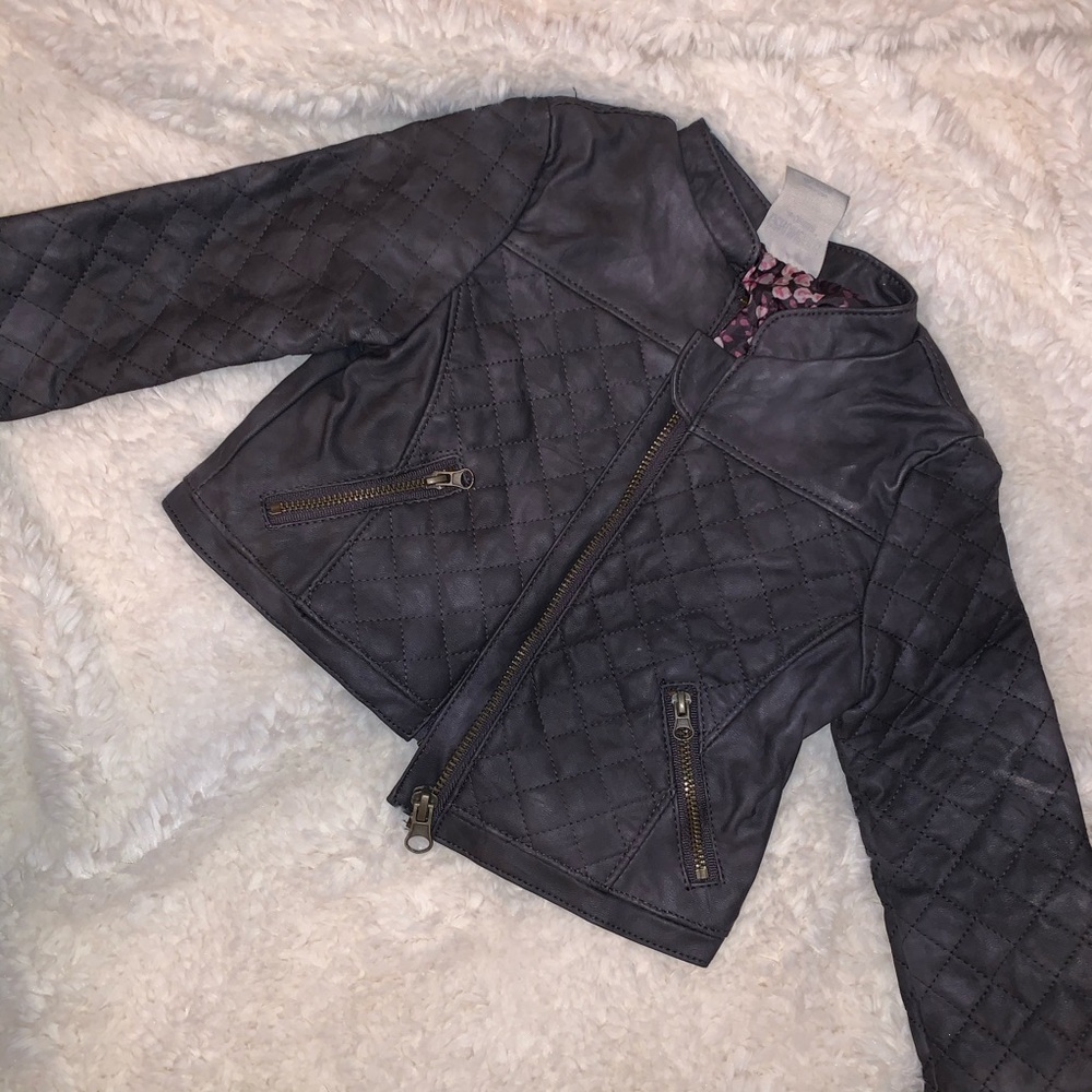 OshKosh pleather gray jacket